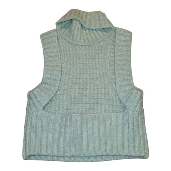 For Love and Lemons Knit Sleeveless Sweater Tank Top Size Large - Picture 4 of 6